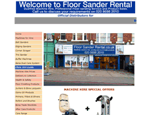 Tablet Screenshot of floorsanderrental.co.uk